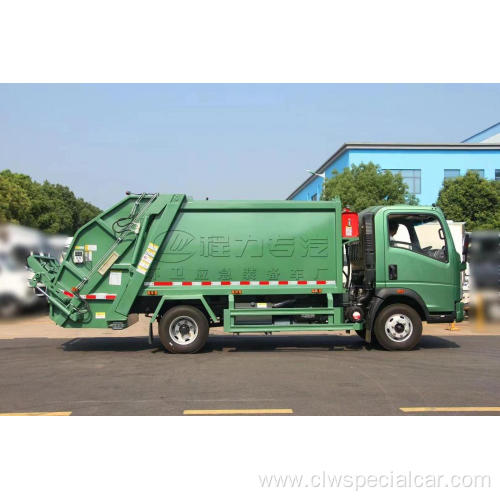 HOWO 6CBM Garbage Compactor Truck